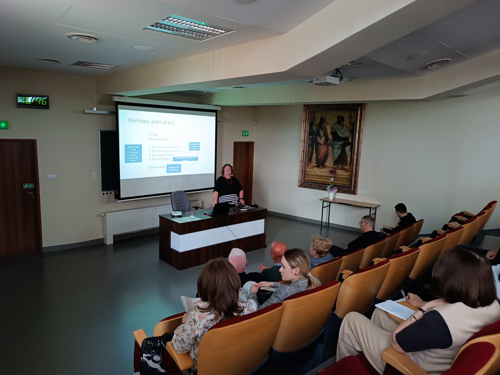 na zdjęciu uczestnicy seminarium naukowego