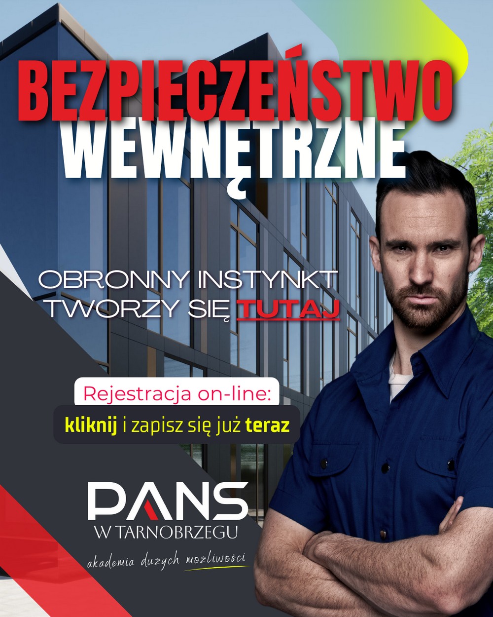 grafika promuje studia niestacjonarne na kierunku bezpieczeństwo wewnętrzne